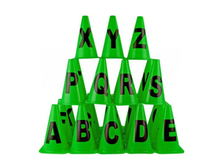 Alphabet Marker Cones A-Z- PAC-9
